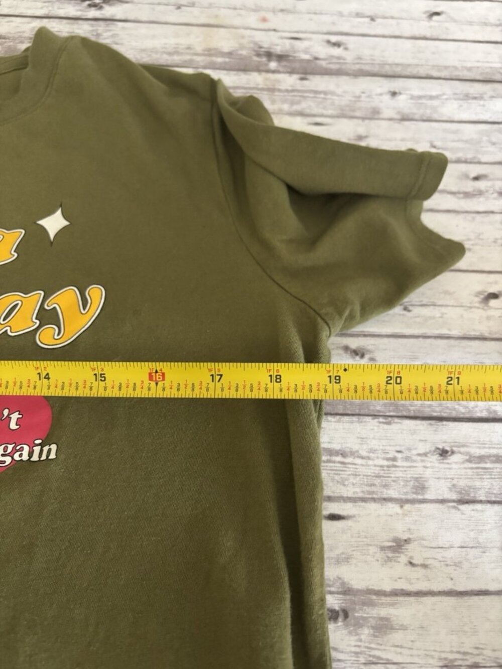 Olive Green Cotton Rabbit Graphic Women's T-Shirt Tee Shirt Top Bunny Funny Med - Picture 5 of 8
